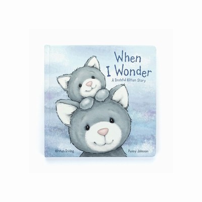 Jellycat When I Wonder and Bashful Grey Kitty Medium New Zealand | HXIBO2978